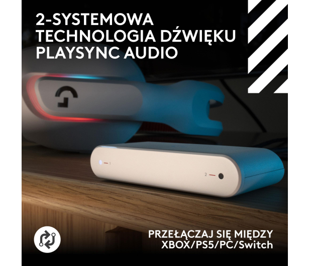 LOGITECH Astro A20 X White 939-002253 - 1363822 - zdjęcie 2